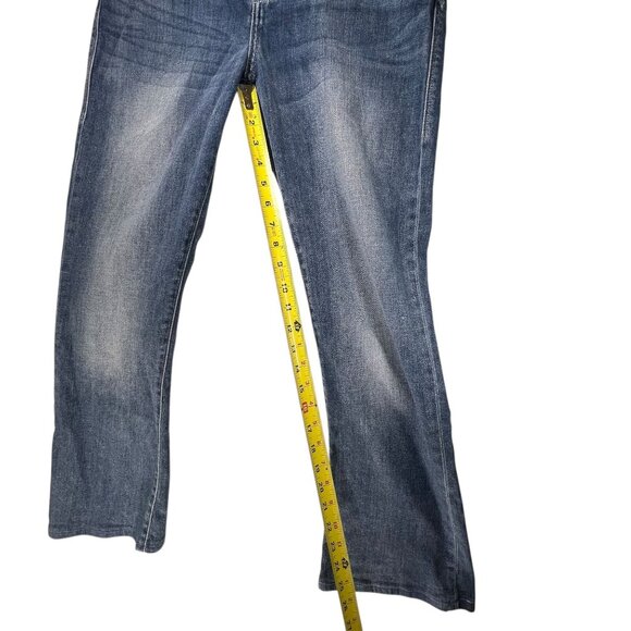 Rock & Republic Kasandra Studded Bootcut Jeans 12M Womens Denim Medium Wash - Picture 10 of 13